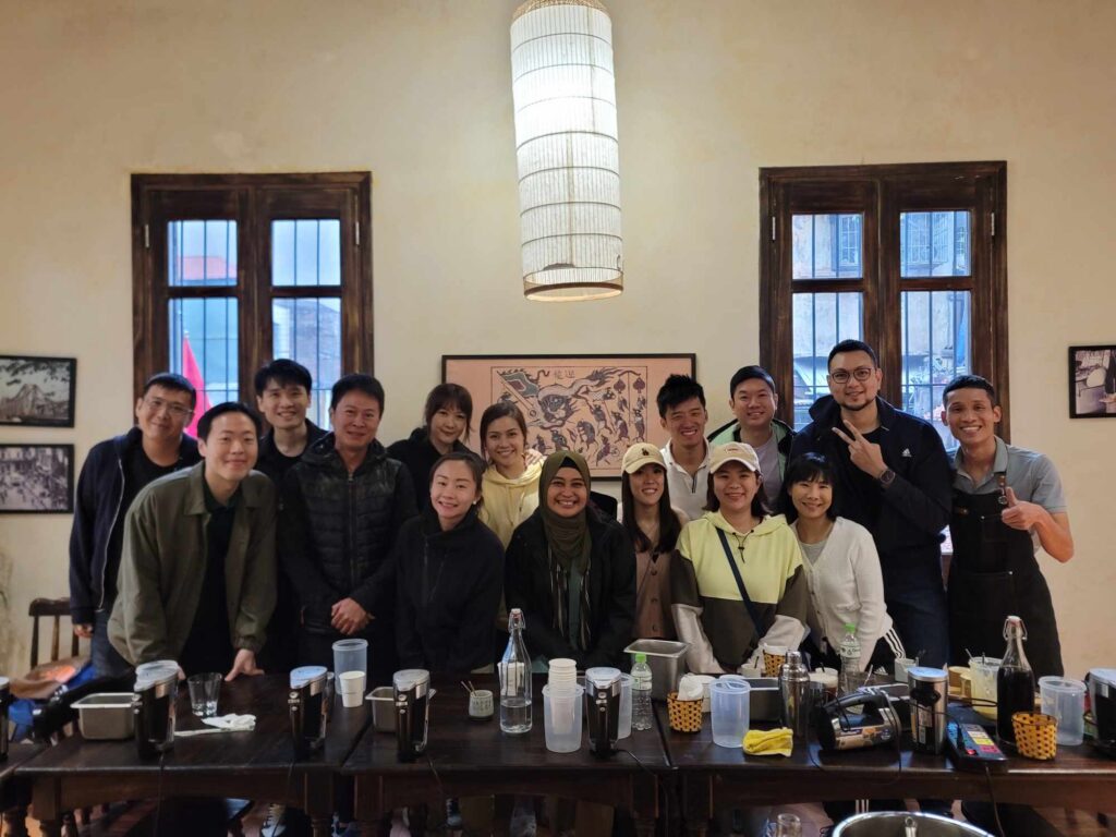 a group of people posing for the camera