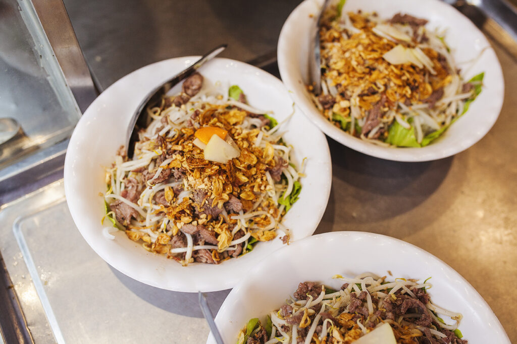 a bowl of food on a plate