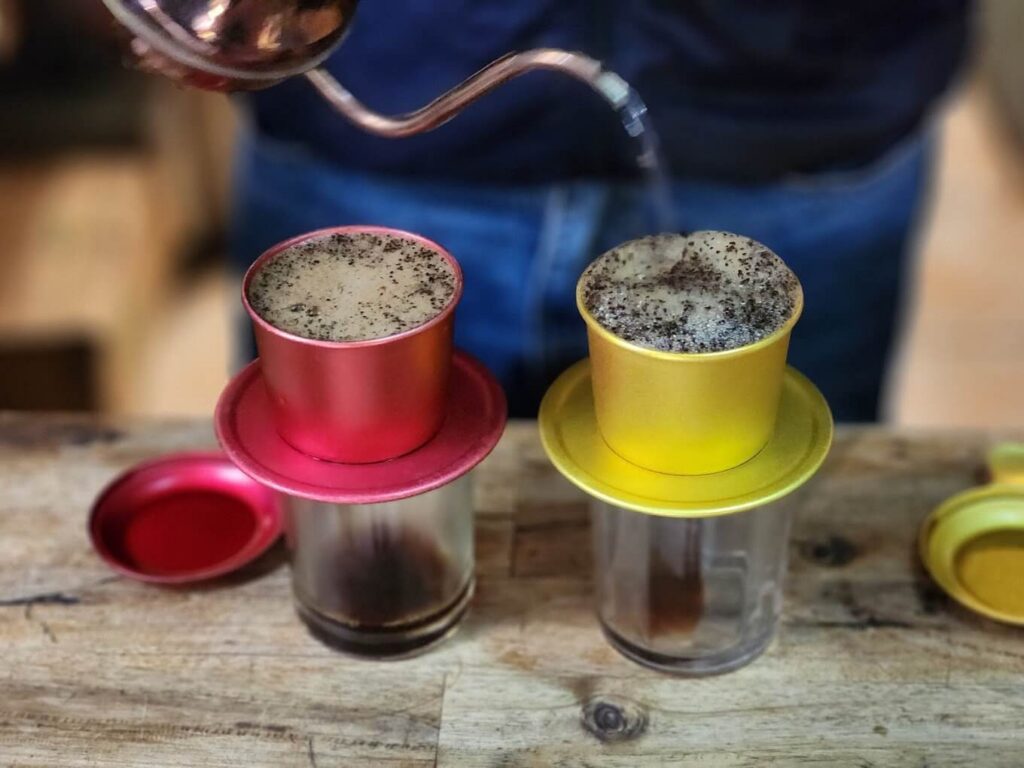 a cup of coffee on a table