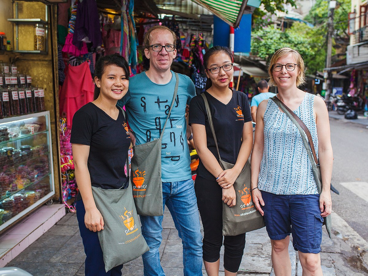 a group of people posing for the camera