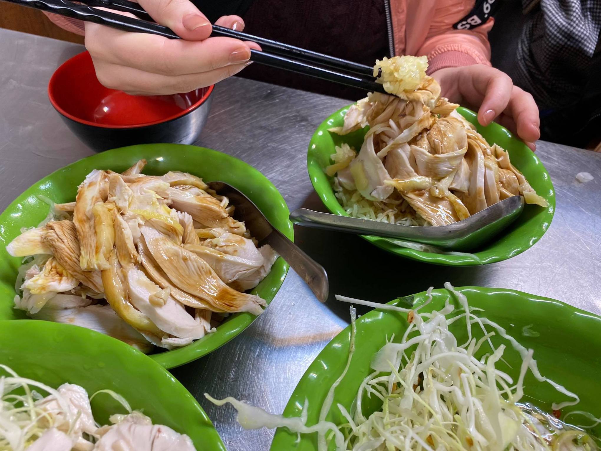 a plate of food on a table