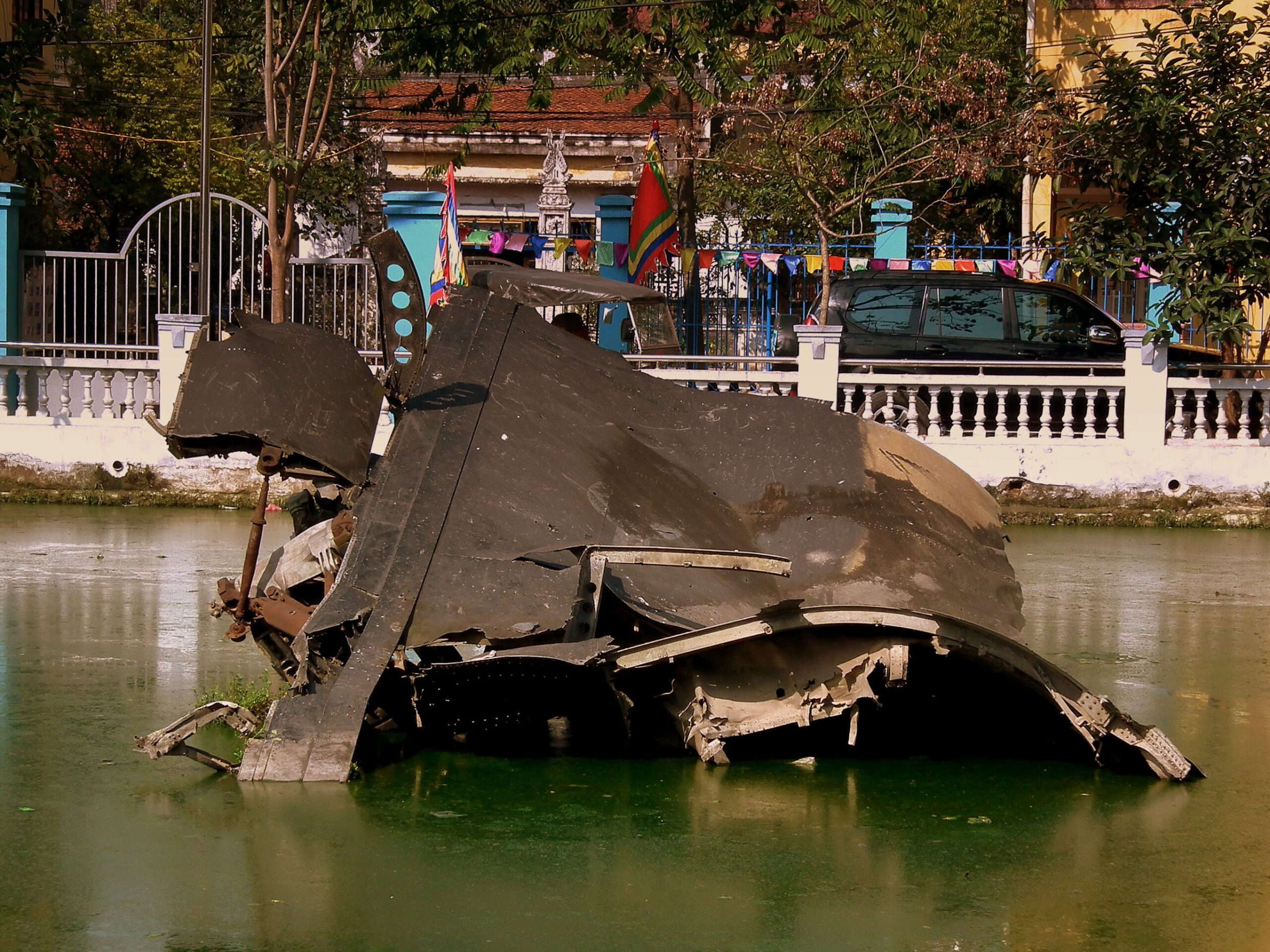a boat that is floating in the water
