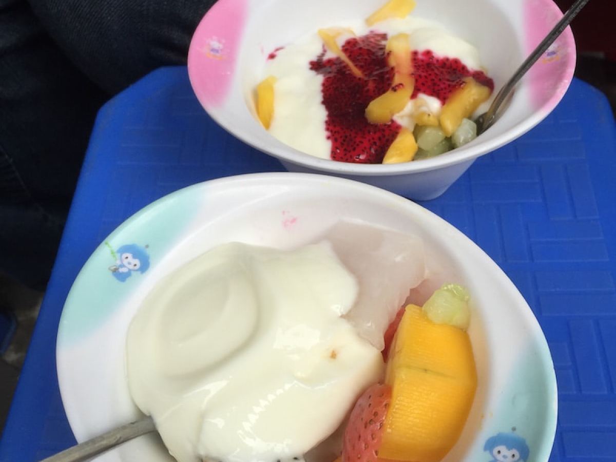 a bowl of food on a plate