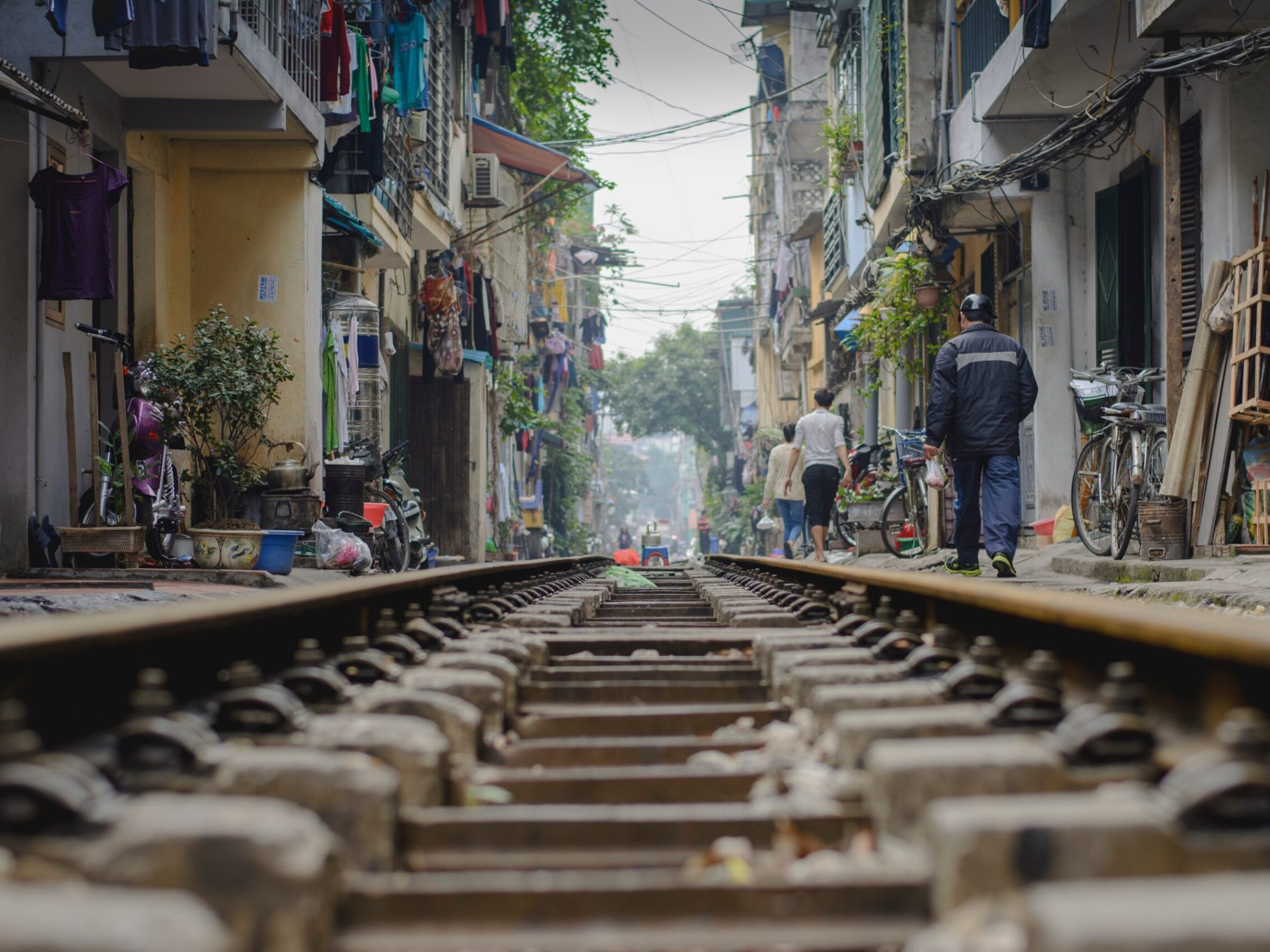a view of a city street