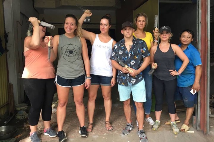 Summer Strallen et al. posing for a photo