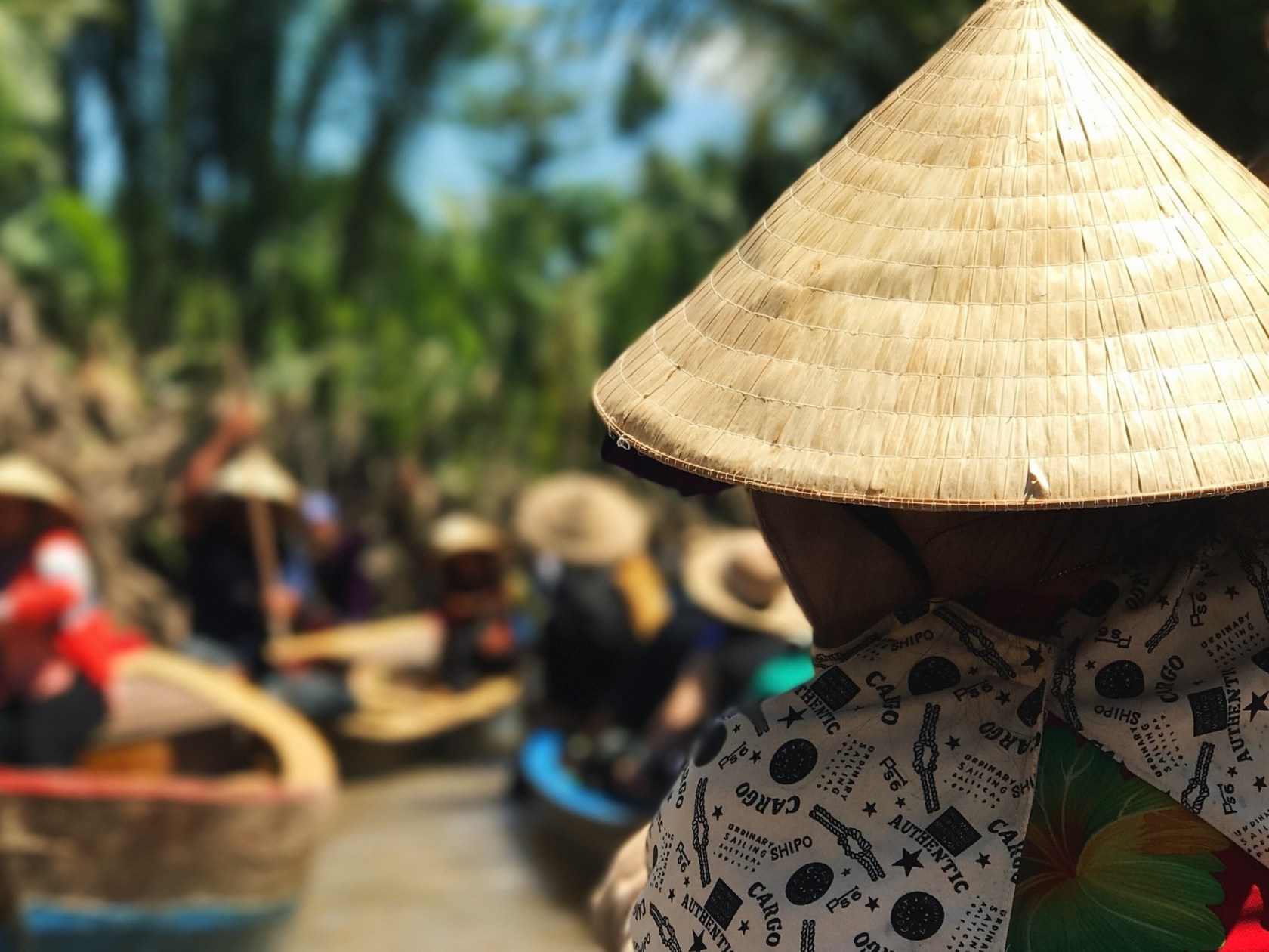 a person wearing a hat