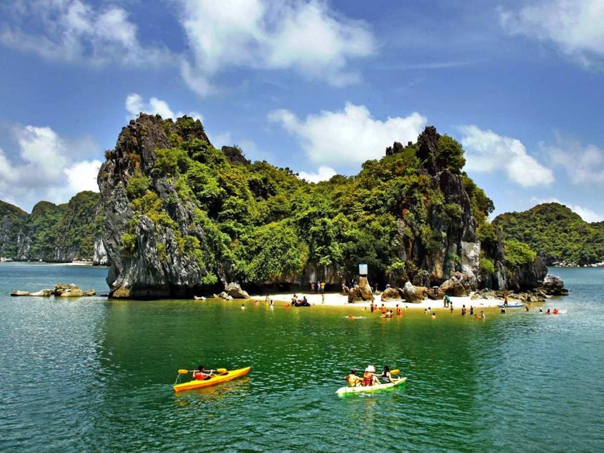 a small boat in a body of water