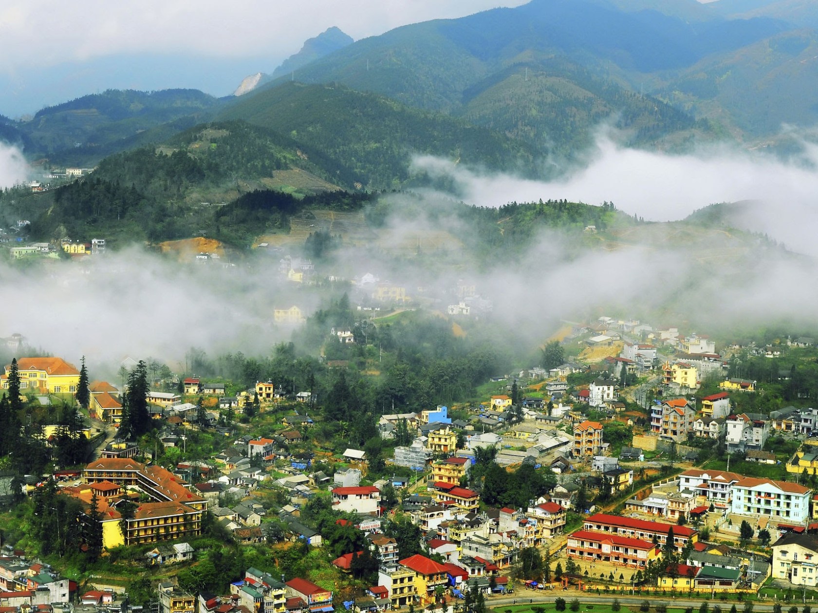 a view of a mountain