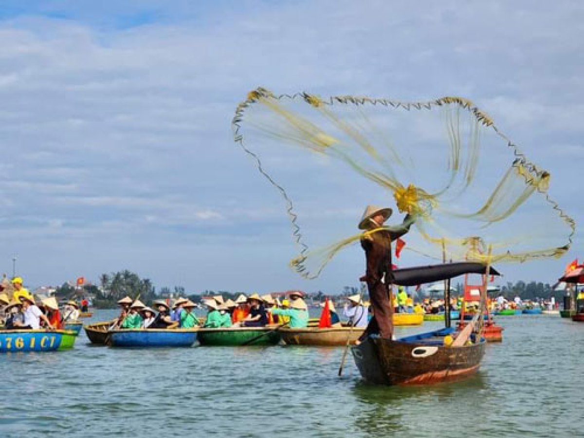 a group of people on a boat in the water
