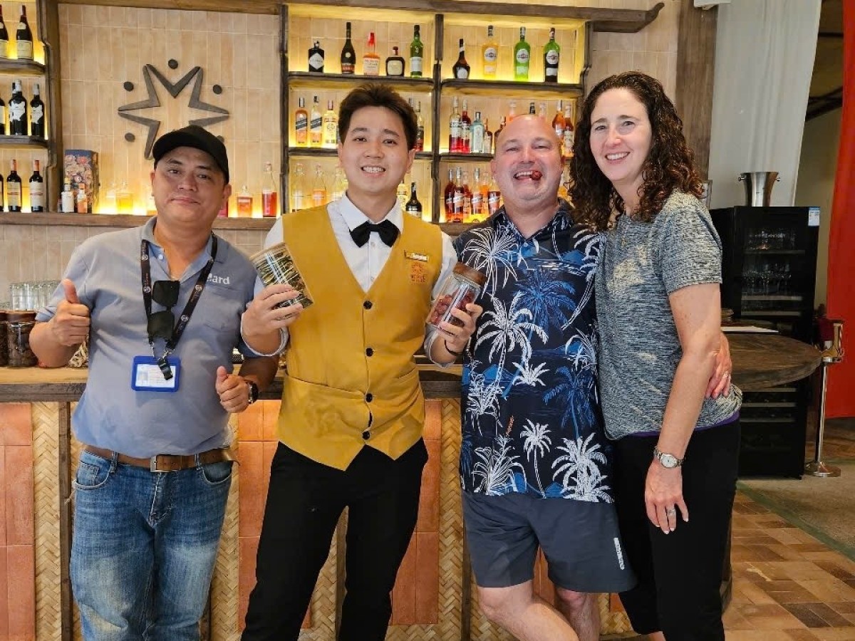 a group of people posing for the camera